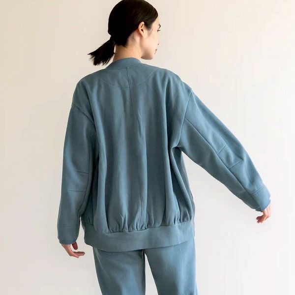 オーガニックコットン 裏起毛ブルゾン