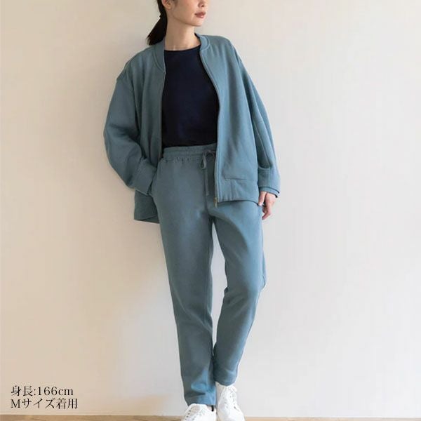 オーガニックコットン 裏起毛ブルゾン