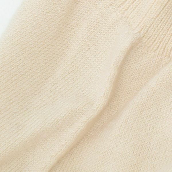 オーガニックコットン スーピマ　縫い目のないロングニットパンツ