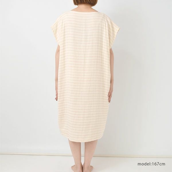 オーガニックコットン スラブガーゼ バスドレス