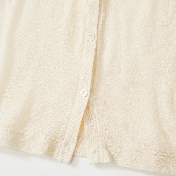 オーガニックコットンシアーフードカーディガン