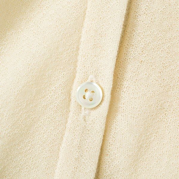 オーガニックコットンシアーフードカーディガン