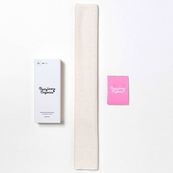 オーガニックコットン 羽なしパッド（シングル） 夜用 XL