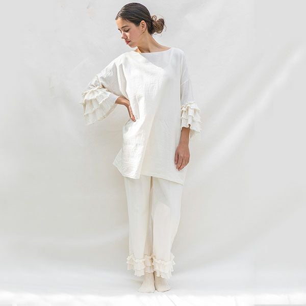 オーガニックコットン ローズマリードレス