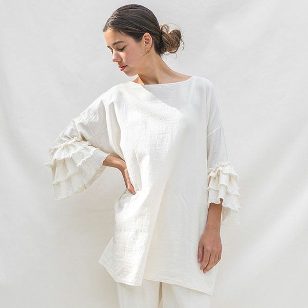 オーガニックコットン ローズマリードレス