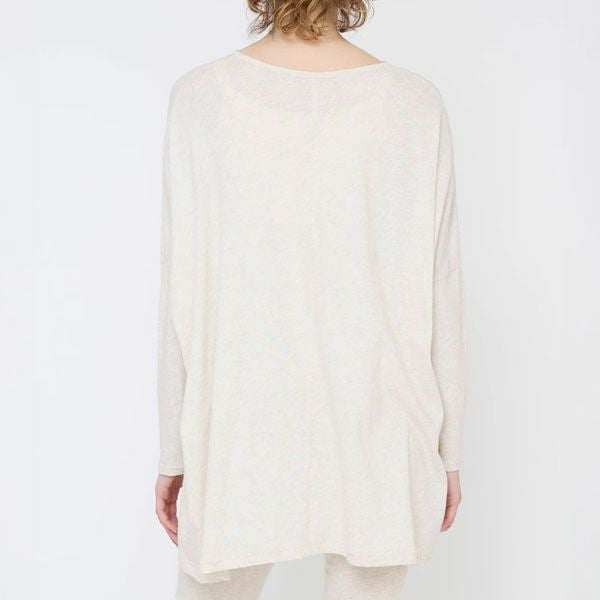  オーガニックコットン ファインニットワイドトップス