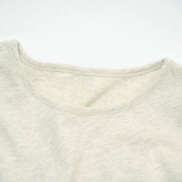  オーガニックコットン ファインニットワイドトップス