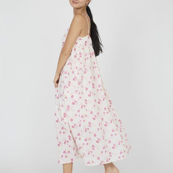 オーガニックコットン フレンチローズキャミソールワンピース