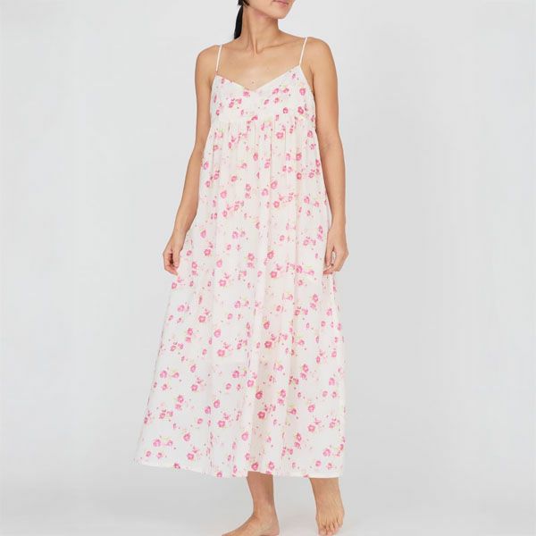 オーガニックコットン フレンチローズキャミソールワンピース
