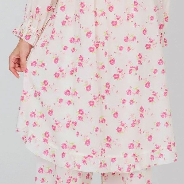 オーガニックコットン フレンチローズチェリーブロッサムドレス