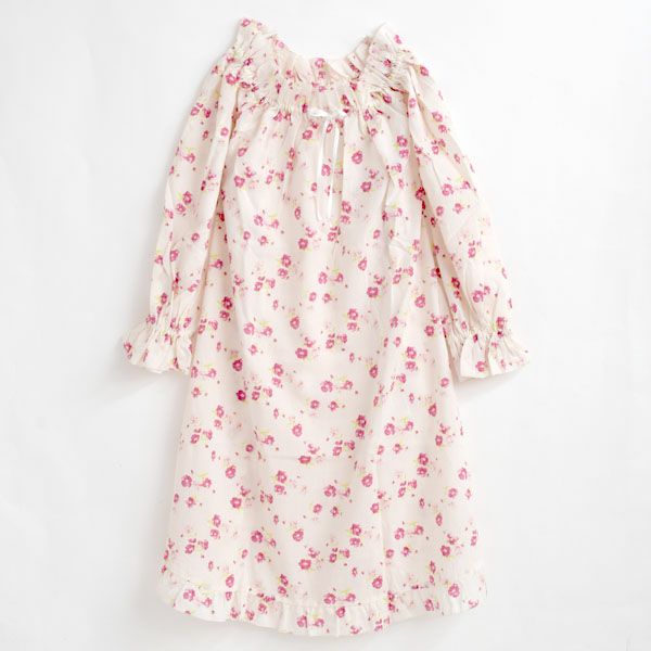 オーガニックコットン フレンチローズチェリーブロッサムドレス