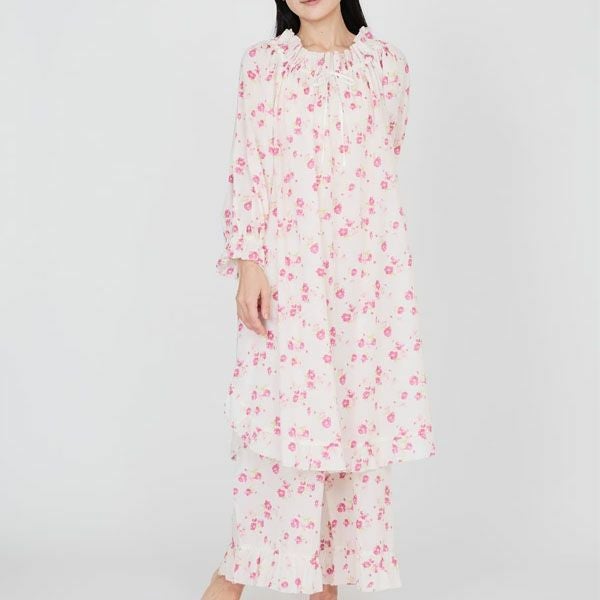 オーガニックコットン フレンチローズフリルパンツ