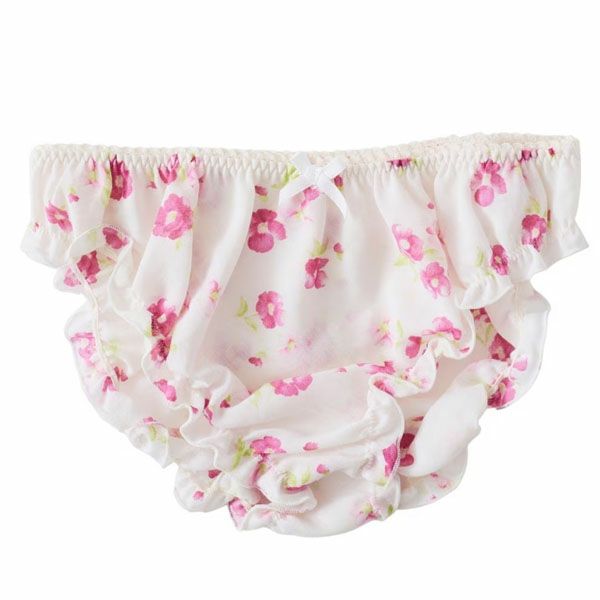 オーガニックコットン フレンチローズフリルショーツ