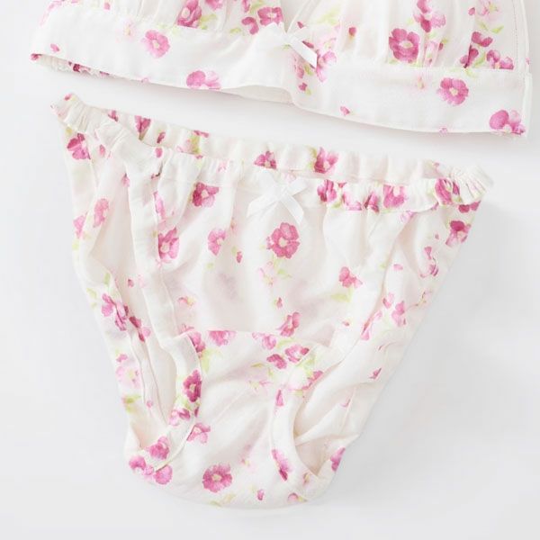 オーガニックコットン フレンチローズストリングショーツ