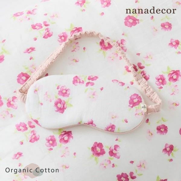 オーガニックコットン フレンチローズアイマスク