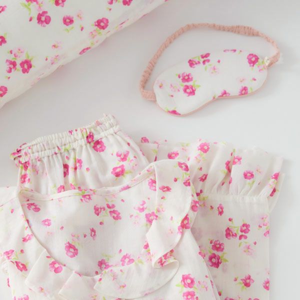 オーガニックコットン フレンチローズアイマスク