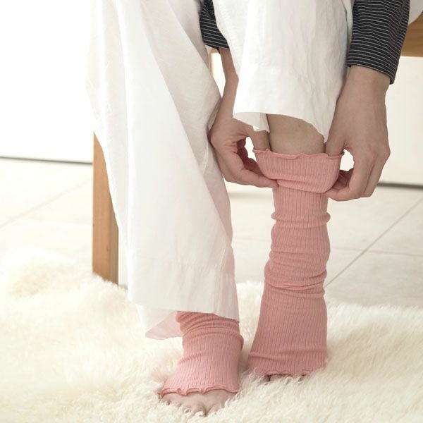 オーガニックコットン リラックスレッグウォーマー