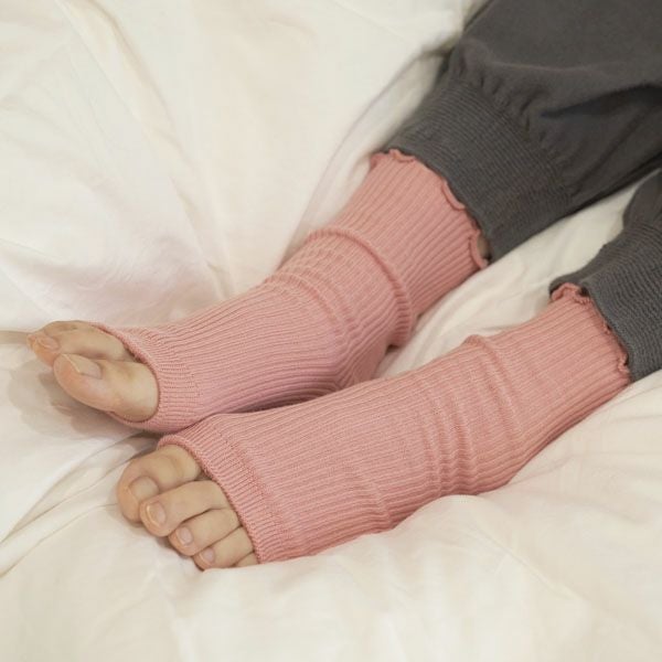 オーガニックコットン リラックスオープントゥソックス