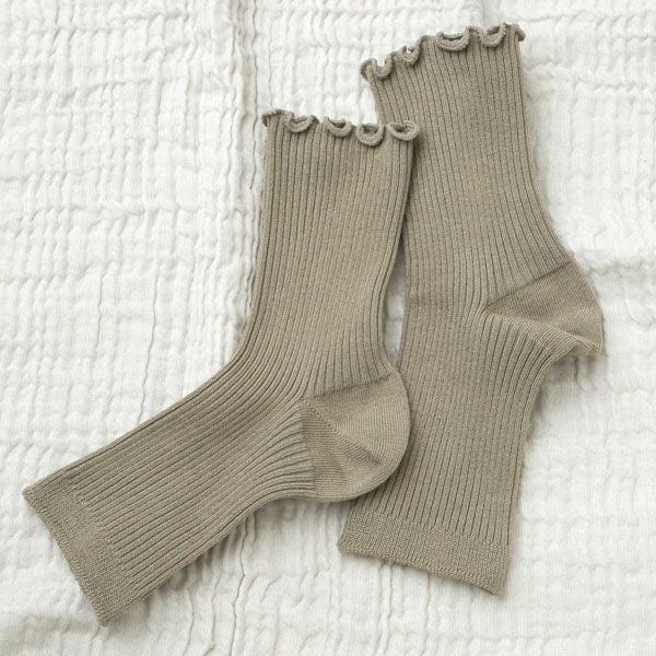 オーガニックコットン リラックスオープントゥソックス