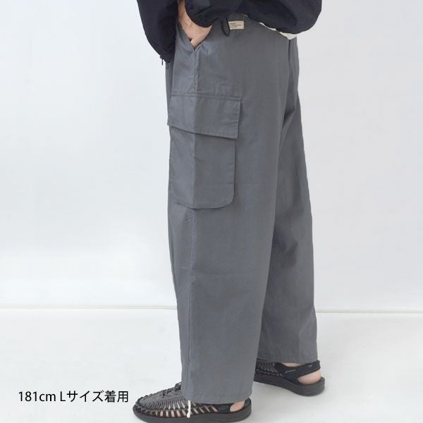 カーゴパンツ グレー Mサイズ オーガニックコットン オーガニックコットン BROADCLOTH CARGO PANTS | オーガニックコットン