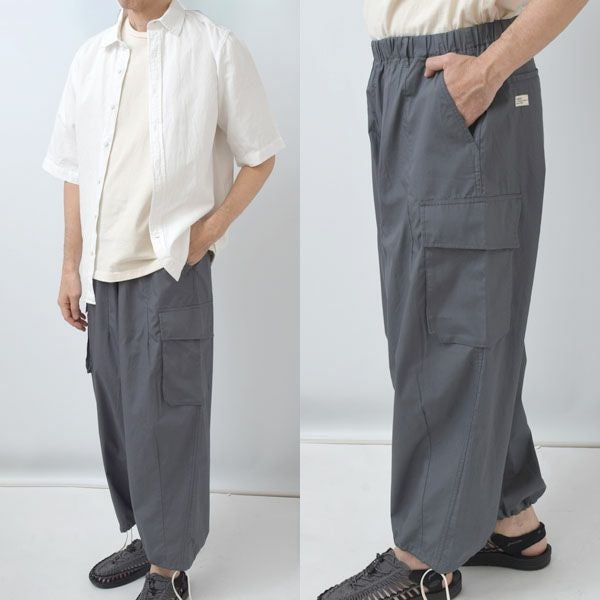 オーガニックコットン BROADCLOTH CARGO PANTS | オーガニックコットン