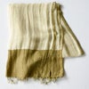 オーガニックコットン＆リネン手織りストール