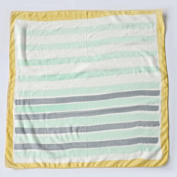 オーガニックコットン 手織り ラクガキスカーフ