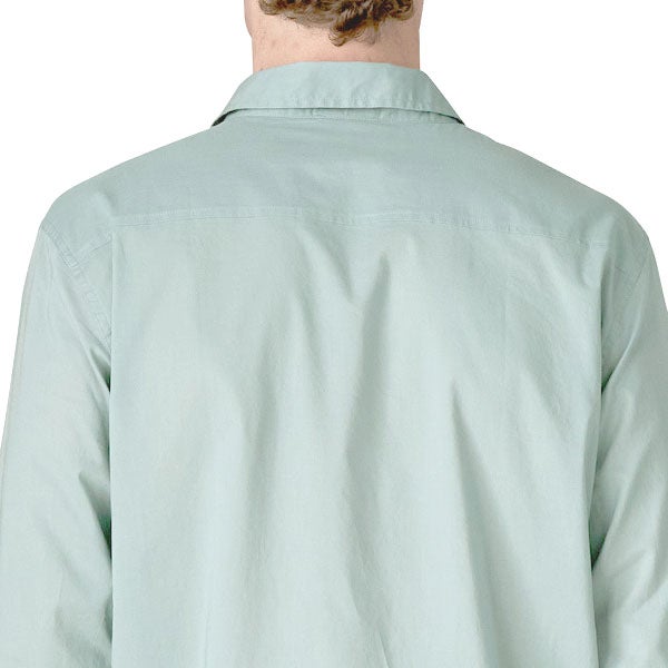 オーガニックコットン メンズ・ロングスリーブ・サンライズ・ストリーム・シャツ