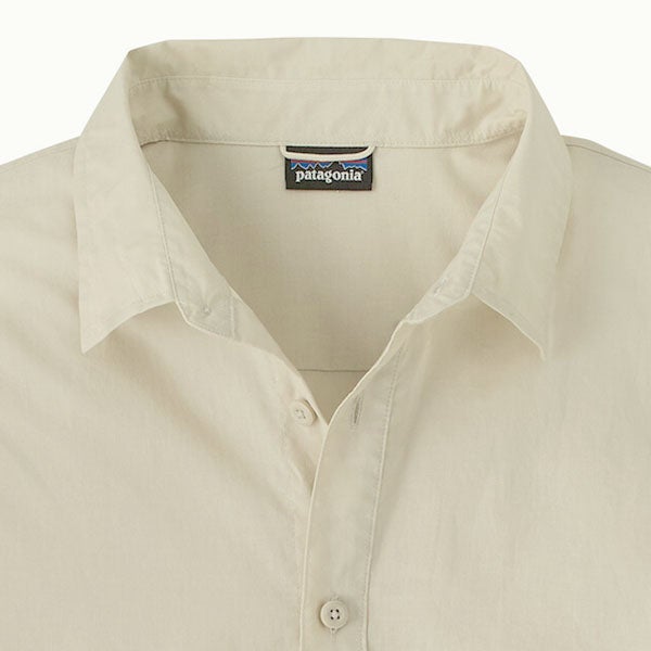 オーガニックコットン メンズ・ロングスリーブ・サンライズ・ストリーム・シャツ