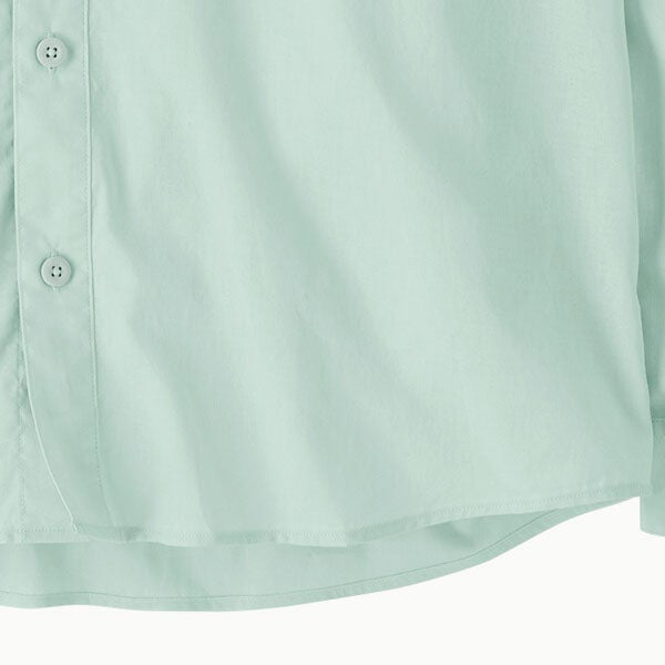 オーガニックコットン メンズ・ロングスリーブ・サンライズ・ストリーム・シャツ