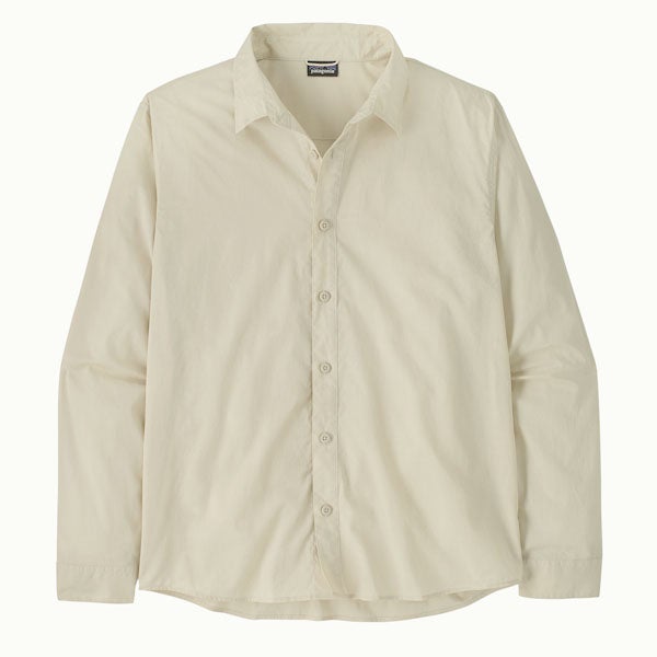 オーガニックコットン メンズ・ロングスリーブ・サンライズ・ストリーム・シャツ