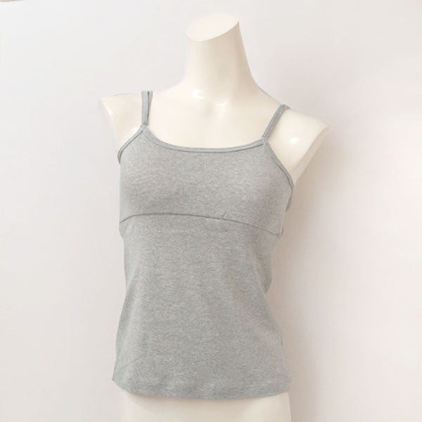 ーガニックコットン パット付きキャミソール