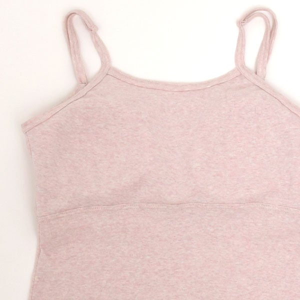 ーガニックコットン パット付きキャミソール