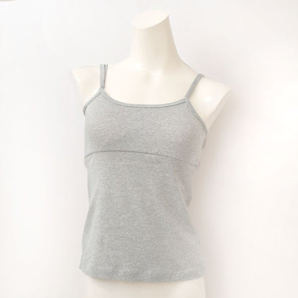 ーガニックコットン パット付きキャミソール