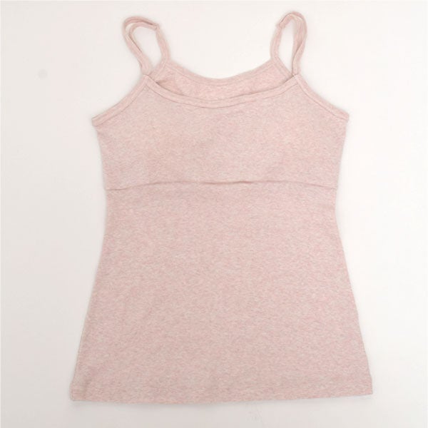 ーガニックコットン パット付きキャミソール