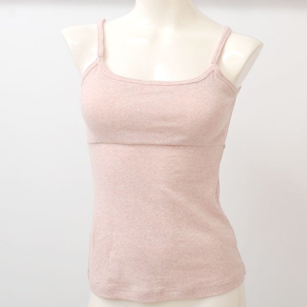 ーガニックコットン パット付きキャミソール