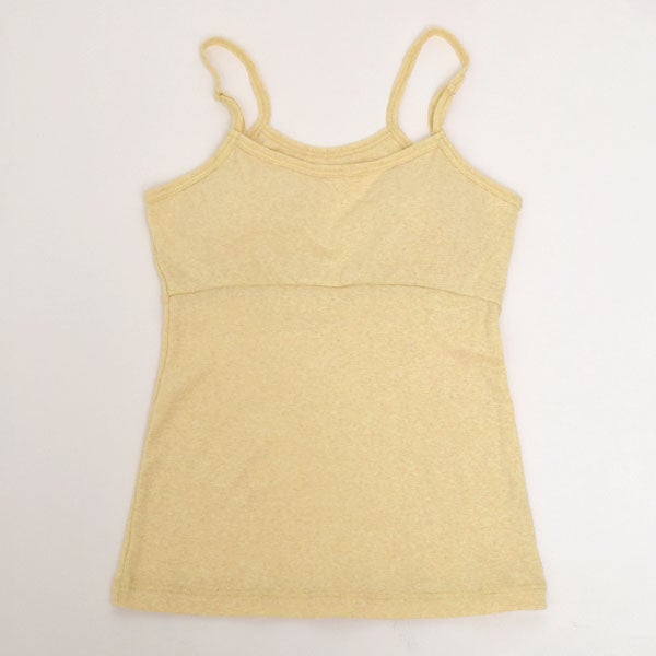 ーガニックコットン パット付きキャミソール