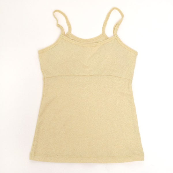 ーガニックコットン パット付きキャミソール