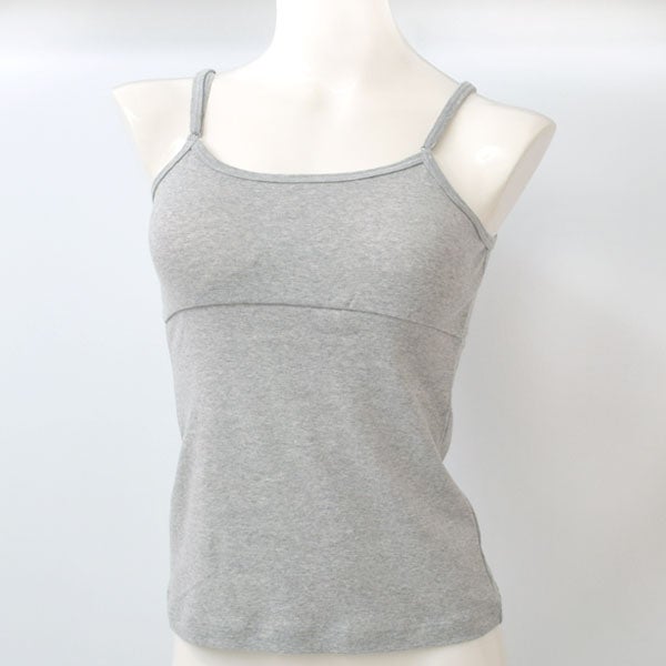 ーガニックコットン パット付きキャミソール