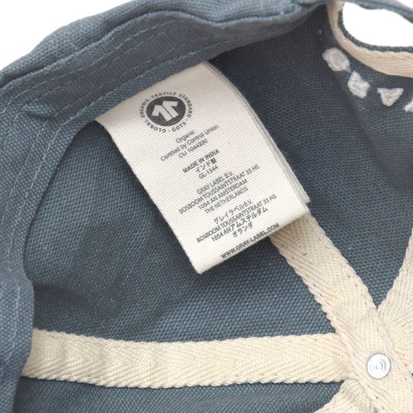 オーガニックコットン キッズ ベースボールキャップ