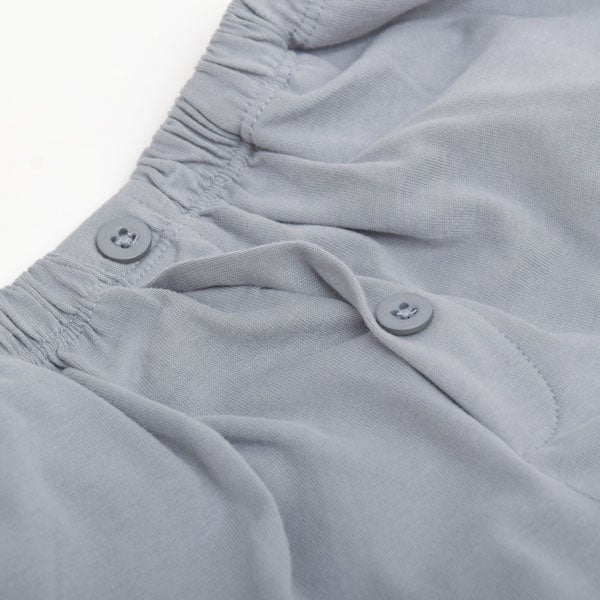 オーガニックコットン ボタン付きショートパンツ