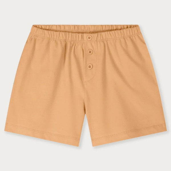 オーガニックコットン ボタン付きショートパンツ
