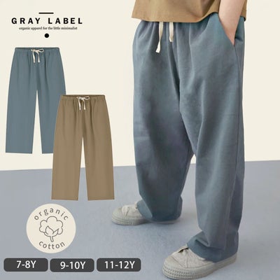 ーガニックコットン プルアップトラウザーズ