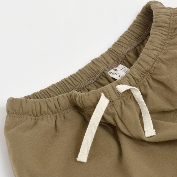 ーガニックコットン プルアップトラウザーズ