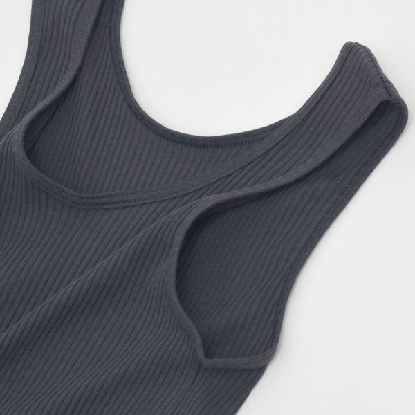 オーガニックコットン リブタンクトップ 限定カラー