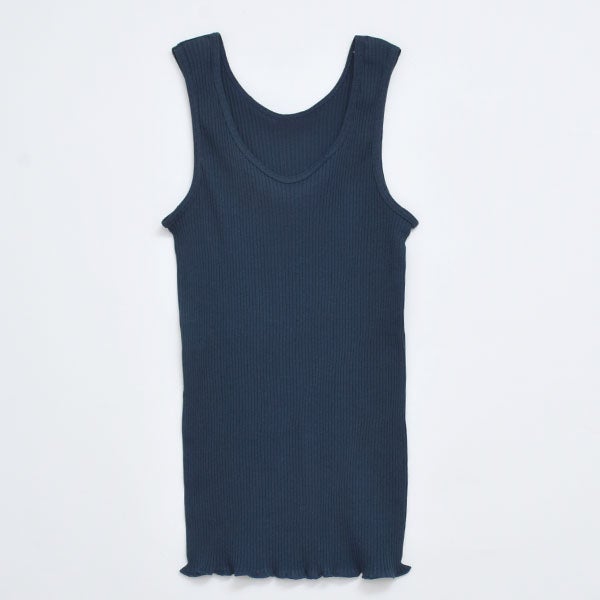 オーガニックコットン リブタンクトップ 限定カラー