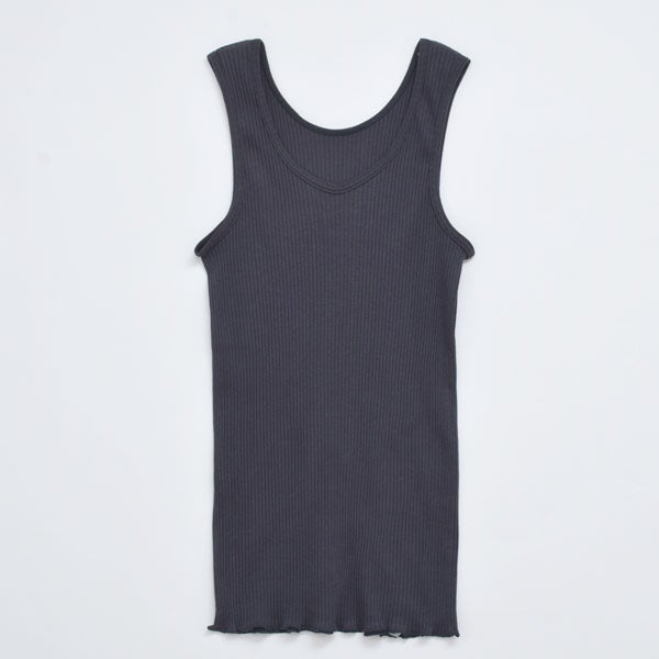 オーガニックコットン リブタンクトップ 限定カラー