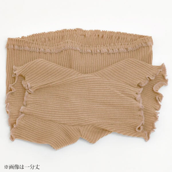 オーガニックコットン リブ3分丈ショーツ