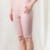 オーガニックコットン リブ5分丈パンツ