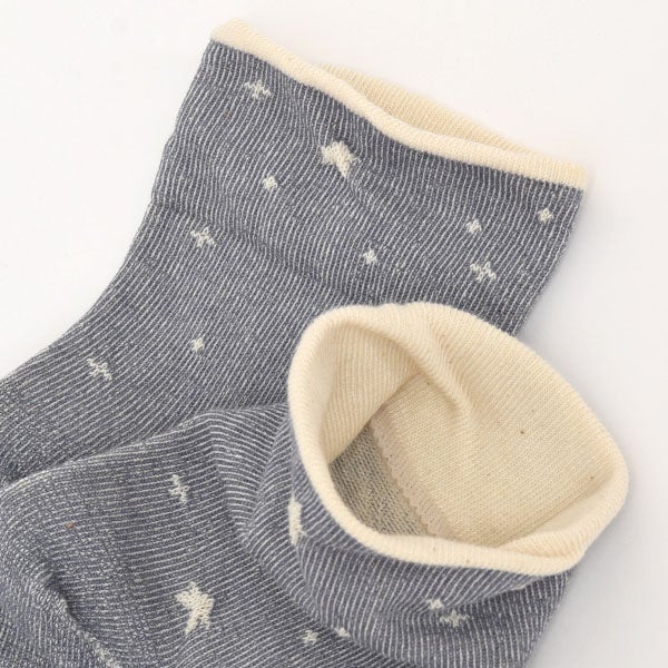 オーガニックコットン やさしいソックス 流れ星